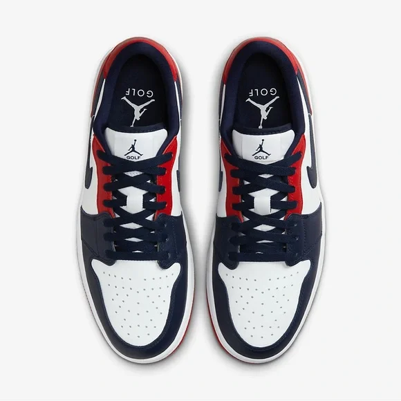 Air Jordan 1 Low Golf 'USA' Red White and Blue - Picture 4 of 10